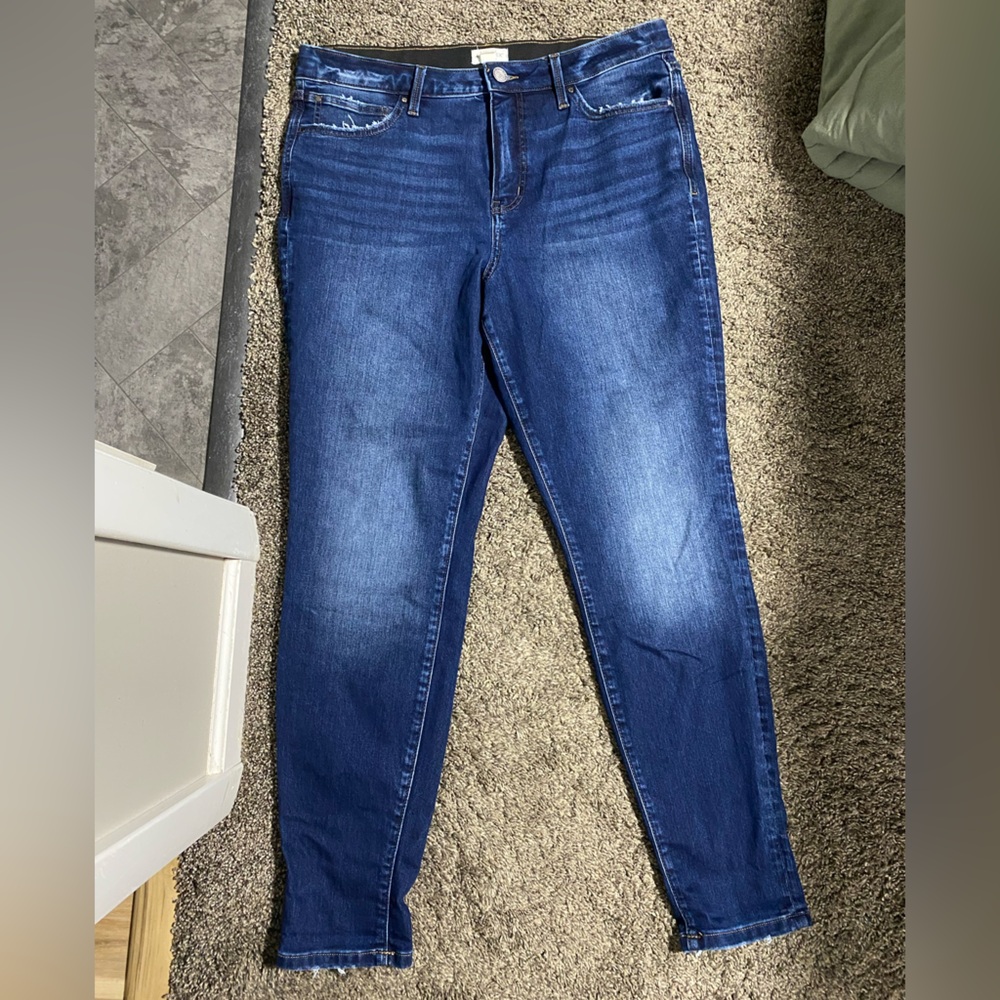 Maurices Everflex High Rise Blue Jeans